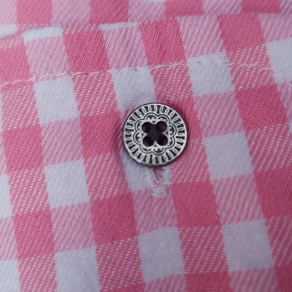 Maurices Checker Keyhole Front Button Down Back L… - image 6